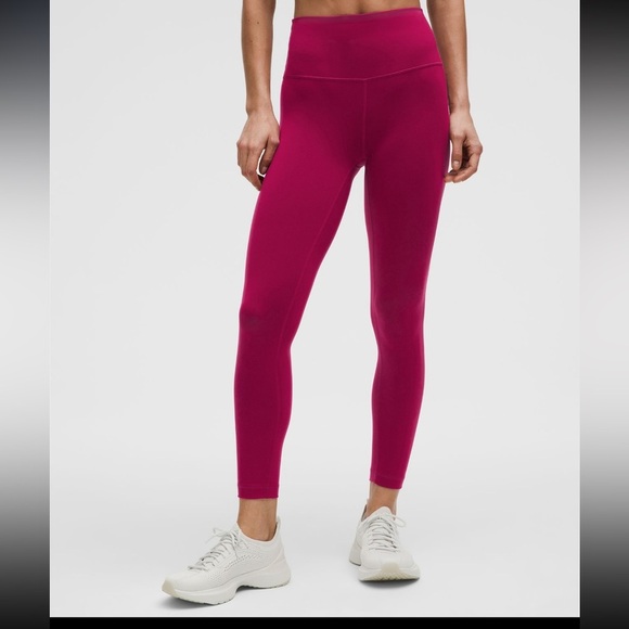 lululemon athletica Wunder Train High-Rise Tight 25" - Pomegranate - Picture 2 of 7